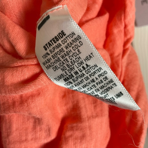 Stateside strapless tube top bubble-hem finish size small - Picture 5 of 10